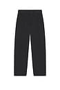view 6 of 5 Baggy Pleated Chino Pants in Black