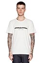 view 1 of 3 T-SHIRT MANCHES COURTES LOGO in White