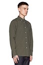 view 2 of 3 Standard Issue Button Down in Dark Olive