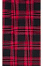 view 5 of 5 CHEMISE 3/4 PLACKET in Red Check