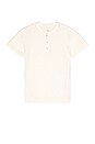 view 1 of 3 Classic Short Sleeve Henley in White