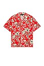 view 1 of 3 Avery Printed Shirt in Red Hawaii