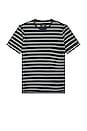 view 1 of 3 Engineered Stripe Tee in Salute & Ivory