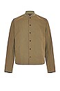 view 1 of 3 Paperweight Bomber Shirt in Olive Green