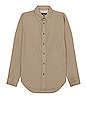 view 1 of 3 Fit 2 Engineered Oxford Shirt in Taupe