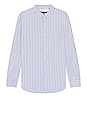 view 1 of 4 Fit 2 Engineered Oxford Shirt in Blue Stripe