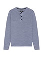 view 1 of 3 Classic Flame Henley in Sea Grey