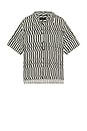 view 1 of 4 Dalton Printed Shirt in Blue & White Joff Print