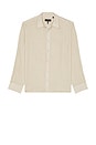 view 1 of 4 Finch Gauze Stripe Shirt in Silver