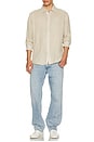 view 4 of 4 Finch Gauze Stripe Shirt in Silver