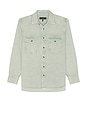 view 1 of 4 Denim Shirt in Blue Grey