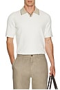 view 3 of 4 Sanford Johnny Collar Polo in Chalk