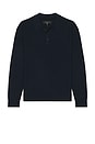 view 1 of 2 Crawford Cashmere Blend Long Sleeve Polo in Navy