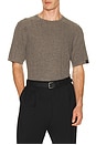 view 3 of 4 Crawford Cashmere Blend Tee in Brown
