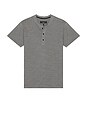 view 4 of 4 Classic Flame Henley in Sea Grey
