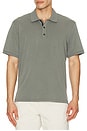 view 1 of 4 Tech Pique Slim Polo in Grey Mist