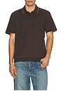 view 1 of 4 Harvey Rib Polo Shirt in Stonewall