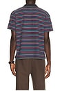view 2 of 5 Stripe Pique Polo in in Navy Multi