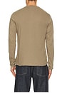 view 2 of 4 Classic Textured Knit Henley in Cocoa