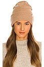 view 1 of 3 Addie Cashmere Beanie in Camel