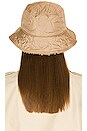 view 3 of 5 Addison Reversible Bucket Hat in Camel Sherpa