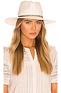 view 1 of 3 Lexie Packable Wide Brim Fedora in Ivory