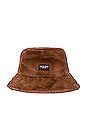 view 3 of 5 Addison Reversible Bucket Hat in Teddy