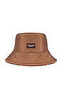 view 5 of 5 Addison Reversible Bucket Hat in Teddy