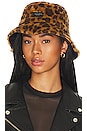 view 1 of 4 Addison Reversible Bucket Hat in Leopard