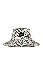 view 3 of 4 Addison Curise Hat in Ivory Tiger