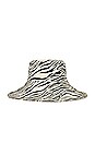 view 4 of 4 Addison Curise Hat in Ivory Tiger