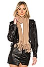 view 1 of 4 Classic Wool Scarf in Camel