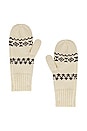 view 3 of 3 Brooke Mittens in Ivory