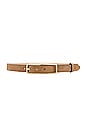 view 1 of 3 Small Rebound Texture Belt in Camel Suede