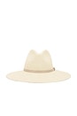 view 2 of 3 Spire Wide Brim Fedora in Natural