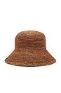 view 2 of 4 Jade Rollable Hat in Brown