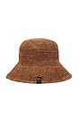 view 3 of 4 Jade Rollable Hat in Brown