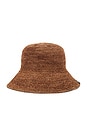 view 4 of 4 Jade Rollable Hat in Brown