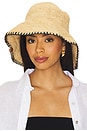 view 1 of 4 Jade Whipstitch Rollable Hat in Nat