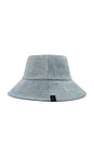 view 4 of 4 Harlow Bucket Hat in Light Wash Denim