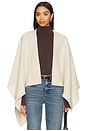 view 1 of 5 PONCHO WAFFLE JONI in Oatmeal