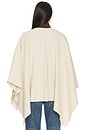 view 3 of 5 PONCHO WAFFLE JONI in Oatmeal