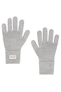 view 1 of 2 Blake Metallic Gloves in Silver