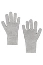 view 2 of 2 Blake Metallic Gloves in Silver