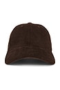 view 1 of 3 Harlow Baseball Cap in Dark Espresso Corduroy