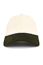 view 1 of 3 Harlow Baseball Cap in Ecru Olive Corduroy