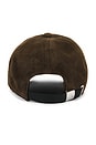 view 3 of 3 Harlow Baseball Cap in Dark Espresso Suede