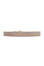 view 2 of 3 CEINTURE NARA in Desert Taupe Suede