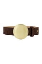 view 4 of 3 Dara Belt in Dark Brown Suede