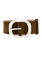 view 4 of 3 AUDREY ベルト in Light Brown Suede